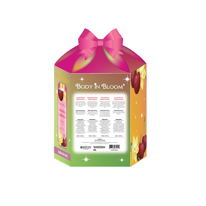 BODY IN BLOOM Body Care Cherry Vanilla Scent Gift Set