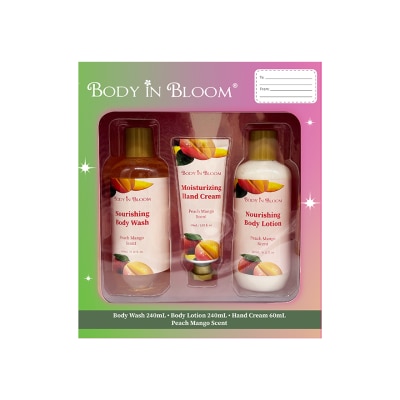 BODY IN BLOOM BODY IN BLOOM Body Care Peach Mango Scent Gift Set