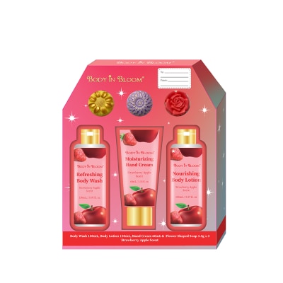 BODY IN BLOOM BODY IN BLOOM Body Wash Strawberry Apple Scent Gift Sets