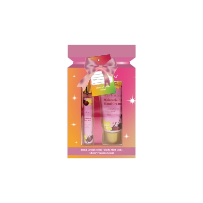 BODY IN BLOOM BODY IN BLOOM Hand Cream & Body Mist Cherry Vanilla Gift Set
