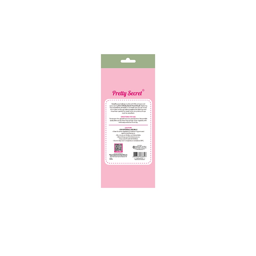 PRETTY SECRET Travel Brush Gift Set