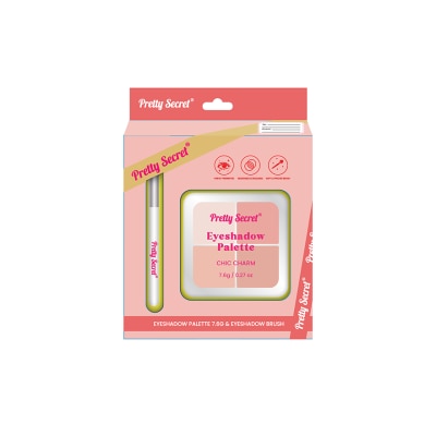 PRETTY SECRET PRETTY SECRET Quad Eyeshadow & Brush Gift Set