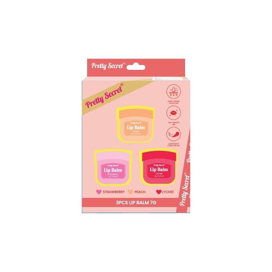 PRETTY SECRET Lip Balm Gift Set