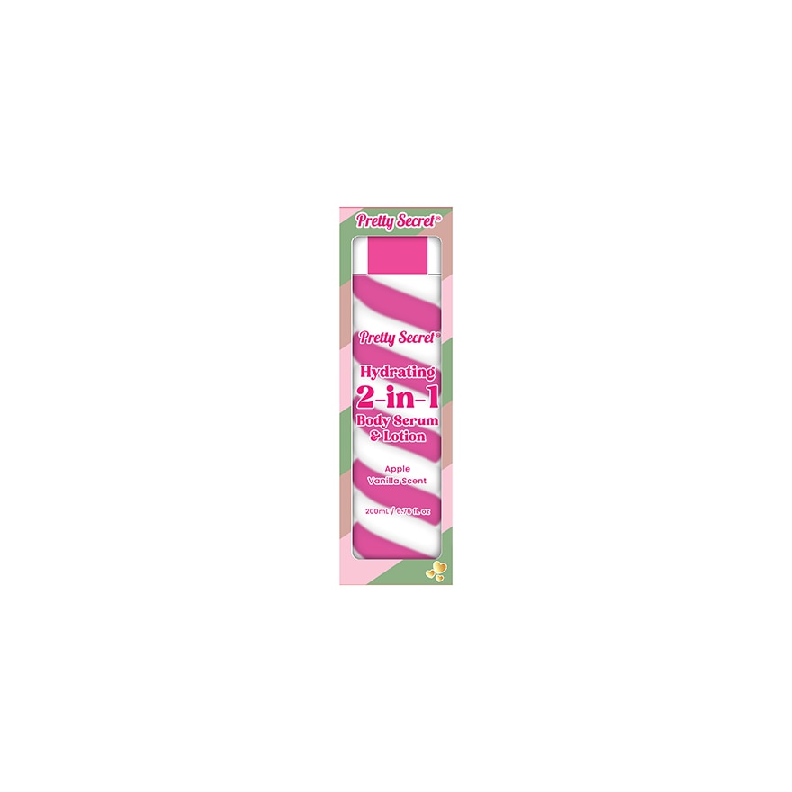 PRETTY SECRET Apple Vanilla 2 In 1 Body Serum & Lotion 200ml
