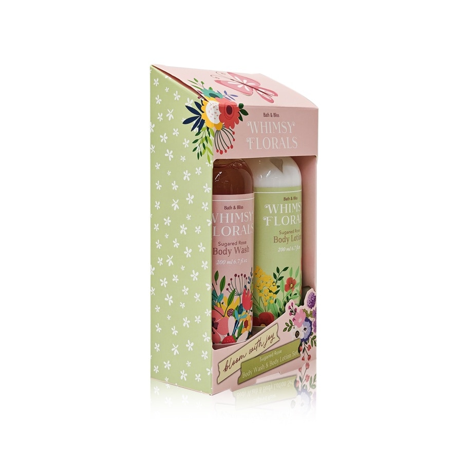 BATH AND BLISS Whimsy Floral Bath 200ml Gift Set