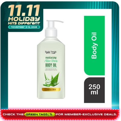 BODY TREATS BODY TREATS Moisturizing Aloe Vera Body Oil 250ml image