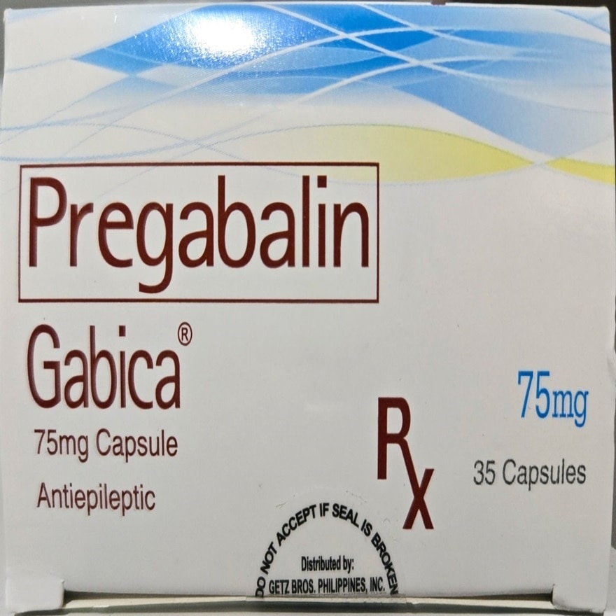 GABICA Pregabalin 75mg Capsule Sold Per Piece [PRESCRIPTION REQUIRED]