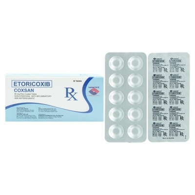 COXSAN COXSAN 90mg Film Coated Tablet Sold Per Piece [PRESCRIPTION REQUIRED]