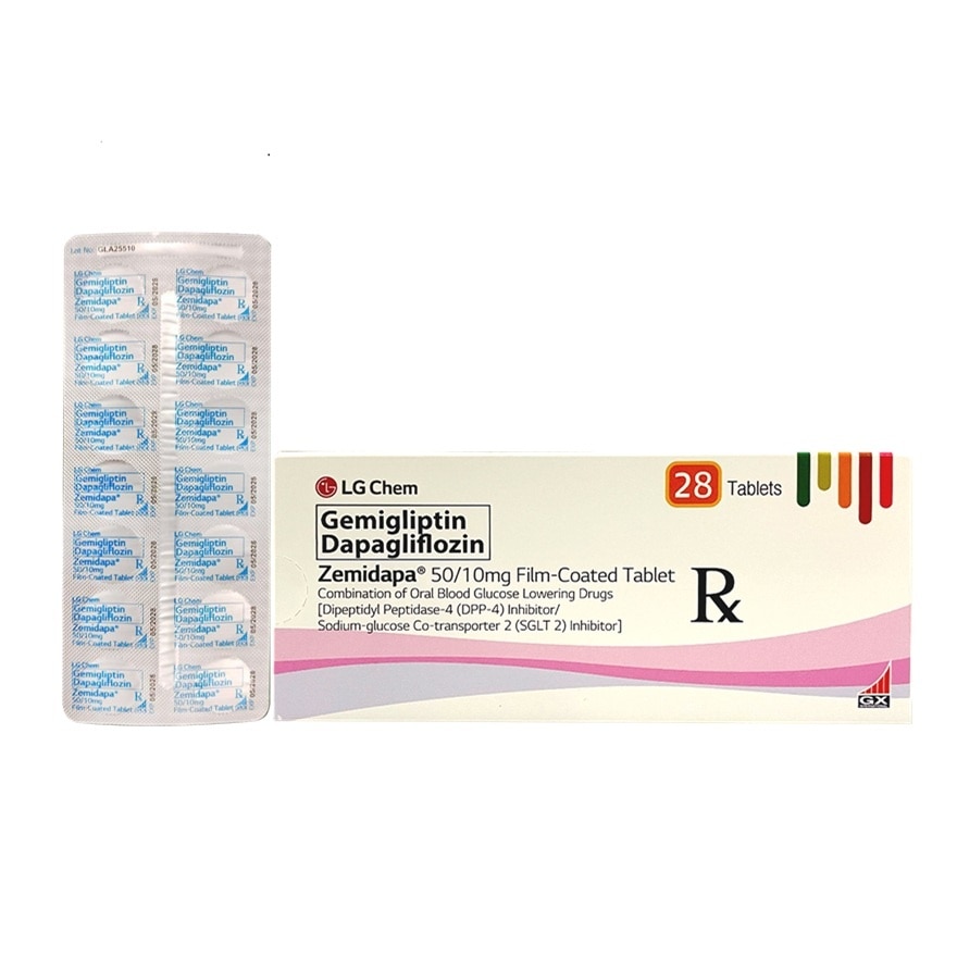 ZEMIDAPA 50mg/10mg Film Coated Tablet Sold Per Piece [PRESCRIPTION REQUIRED]