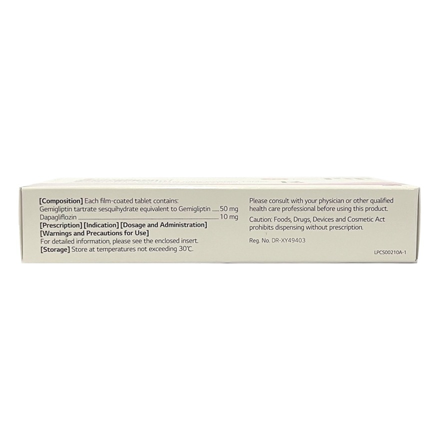 ZEMIDAPA 50mg/10mg Film Coated Tablet Sold Per Piece [PRESCRIPTION REQUIRED]