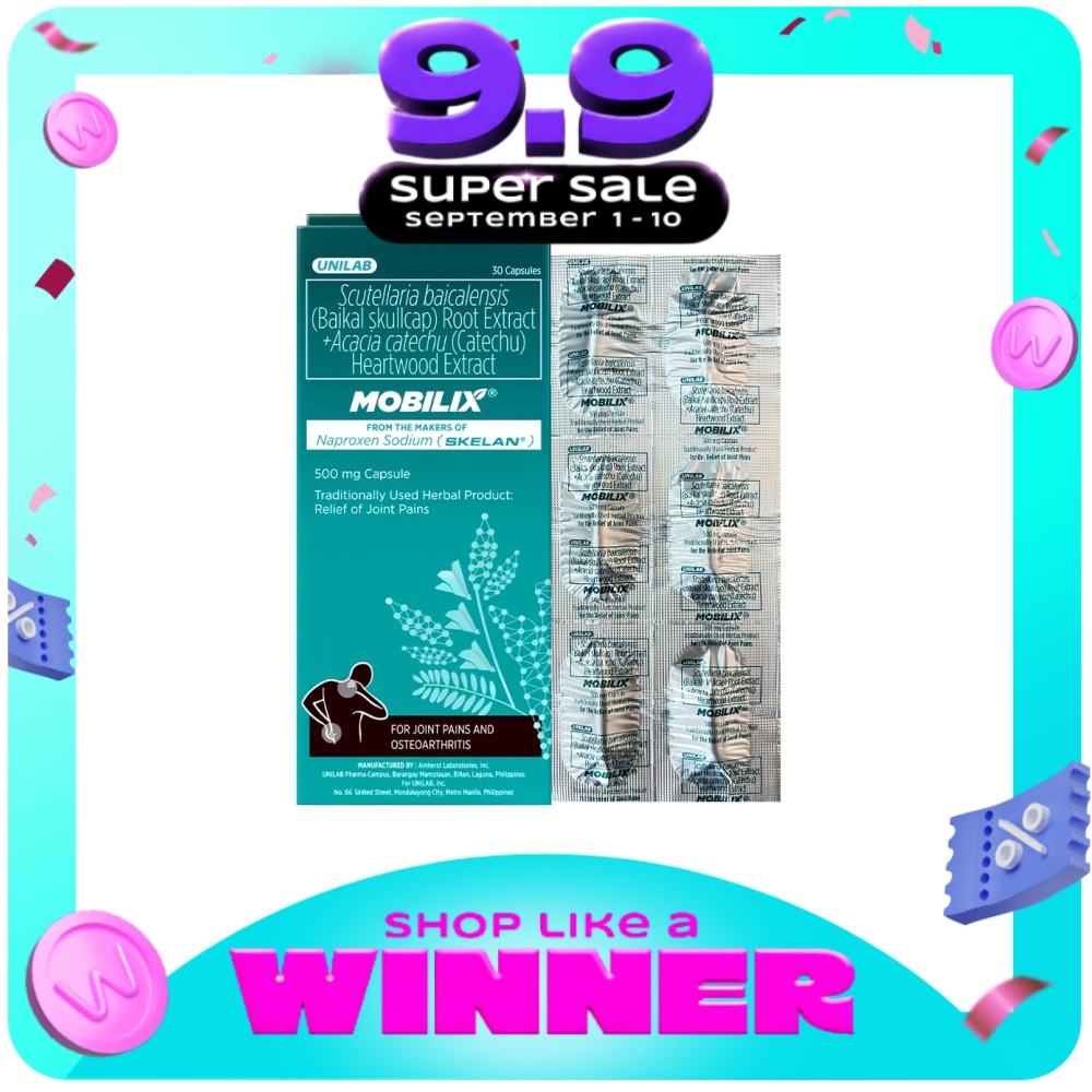 MOBILIX 500mg Capsule Sold Per Piece image