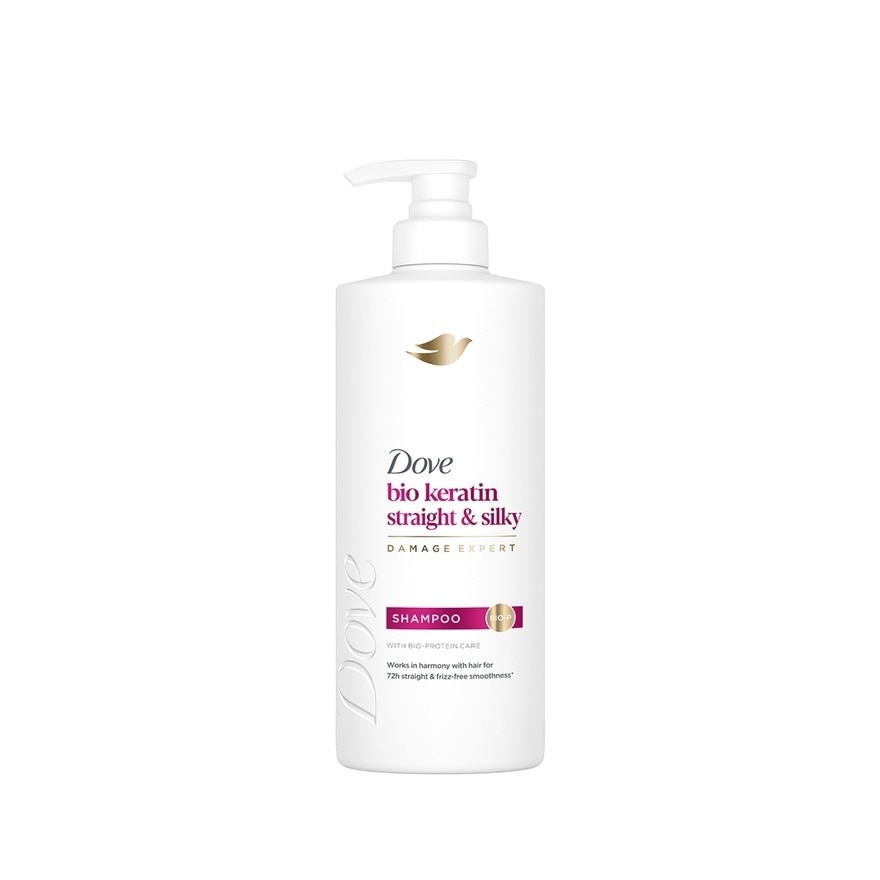 DOVE Bio Keratin Straight & Silky Shampoo 420ml