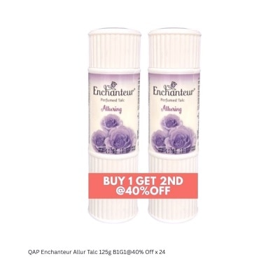 ENCHANTEUR ENCHANTEUR Perfumed Talc Alluring Buy 1 Get 2nd at 40% Off Gift Set