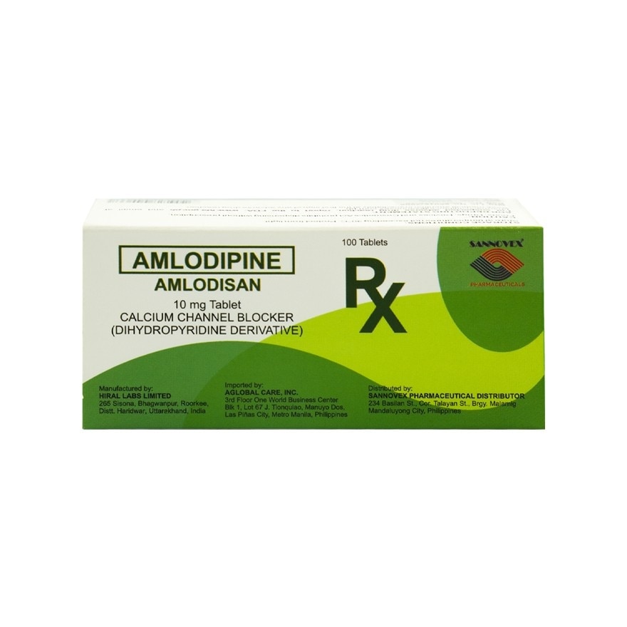 AMLODISAN 10mg Tablet Sold Per Piece [PRESCRIPTION REQUIRED]