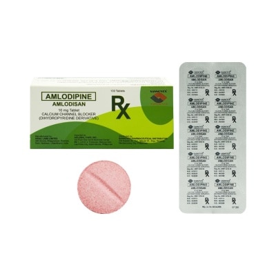 AMLODISAN AMLODISAN 10mg Tablet Sold Per Piece [PRESCRIPTION REQUIRED]