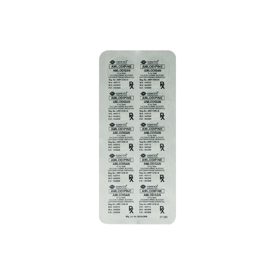 AMLODISAN 10mg Tablet Sold Per Piece [PRESCRIPTION REQUIRED]