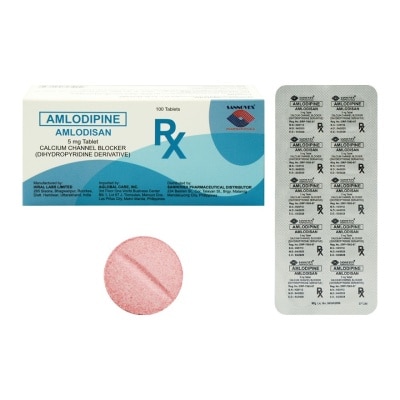 AMLODISAN AMLODISAN 5mg Tablet Sold Per Piece [PRESCRIPTION REQUIRED]