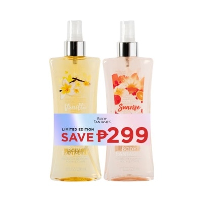 BODY FANTASIES BODY FANTASIES Vanilla and Sweet Sunrise 236ml Gift Set