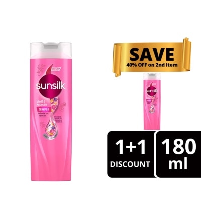 SUNSILK SUNSILK Smooth & Manageable Shampoo 180ml Bundle
