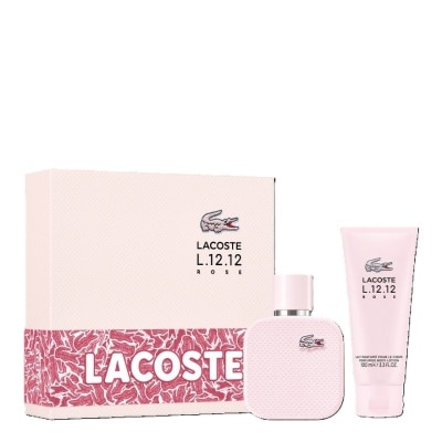 LACOSTE LACOSTE L.12.12 Rose Eau De Perfume 50ml Gift Set