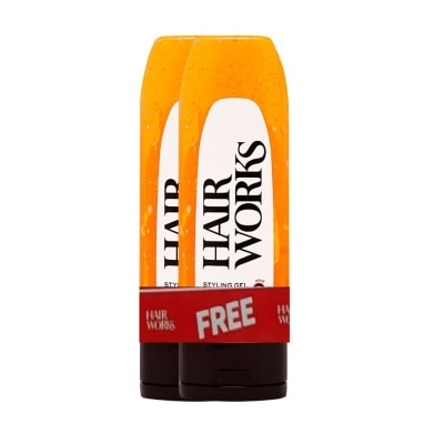 HAIR WORKS HAIR WORKS Normal Hold Hairstyling Gel (Orange) 120ml Gift Set