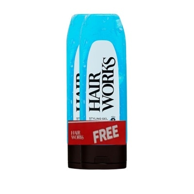 HAIR WORKS HAIR WORKS Strong Hold Hairstyling Gel Blue 120ml Gift Set