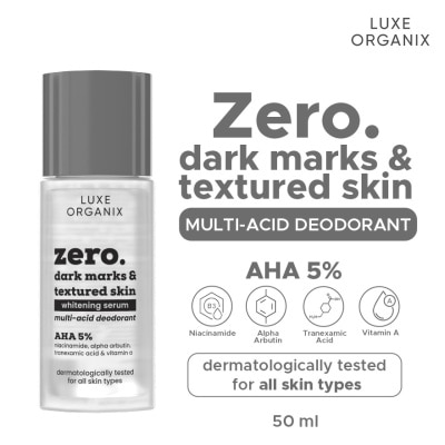 LUXE ORGANIX LUXE ORGANIX Zero. Multi-acid Deodorant Whitening Serum 50ml
