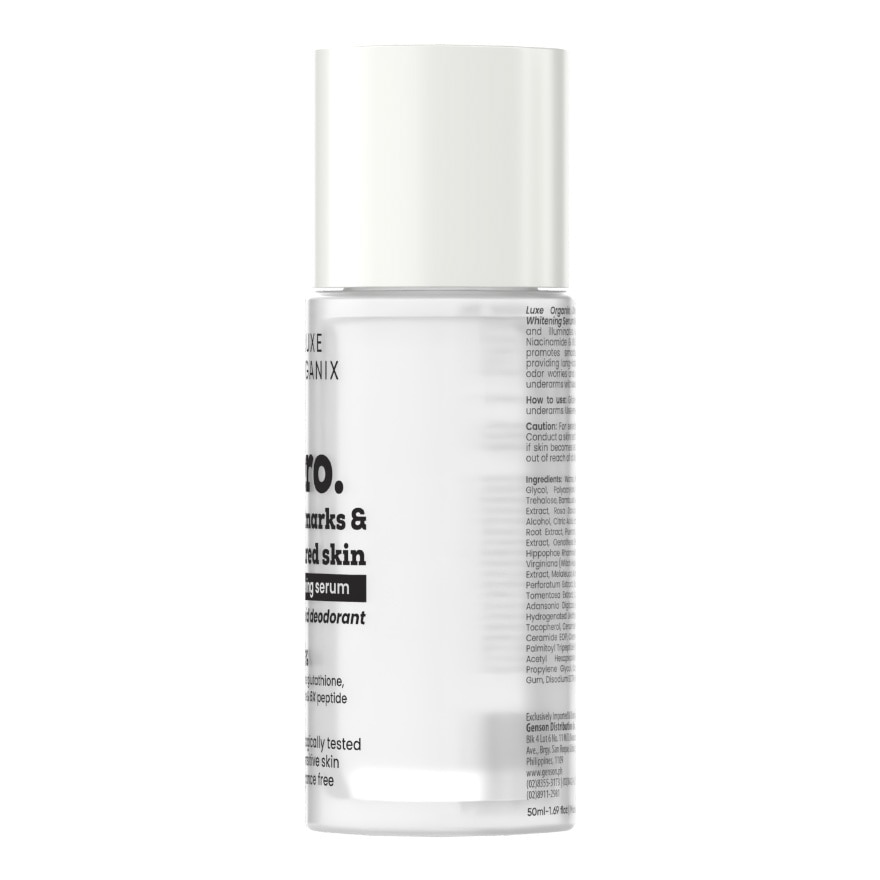 LUXE ORGANIX Zero Dark Marks & Textured Skin Whitening Multi-acid Serum Deodorant For Sensitive 50g