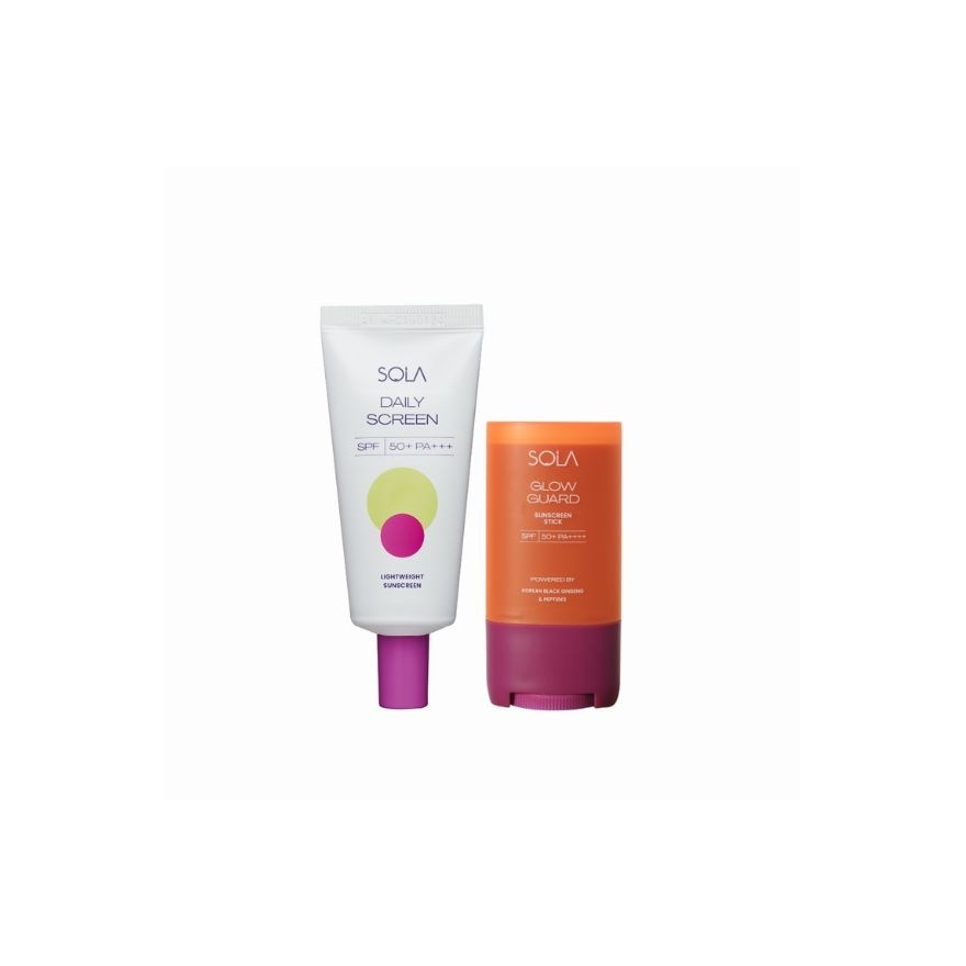 SOLA SPF Besties Glow Guard Stick Daily Screen Kit 30ml​