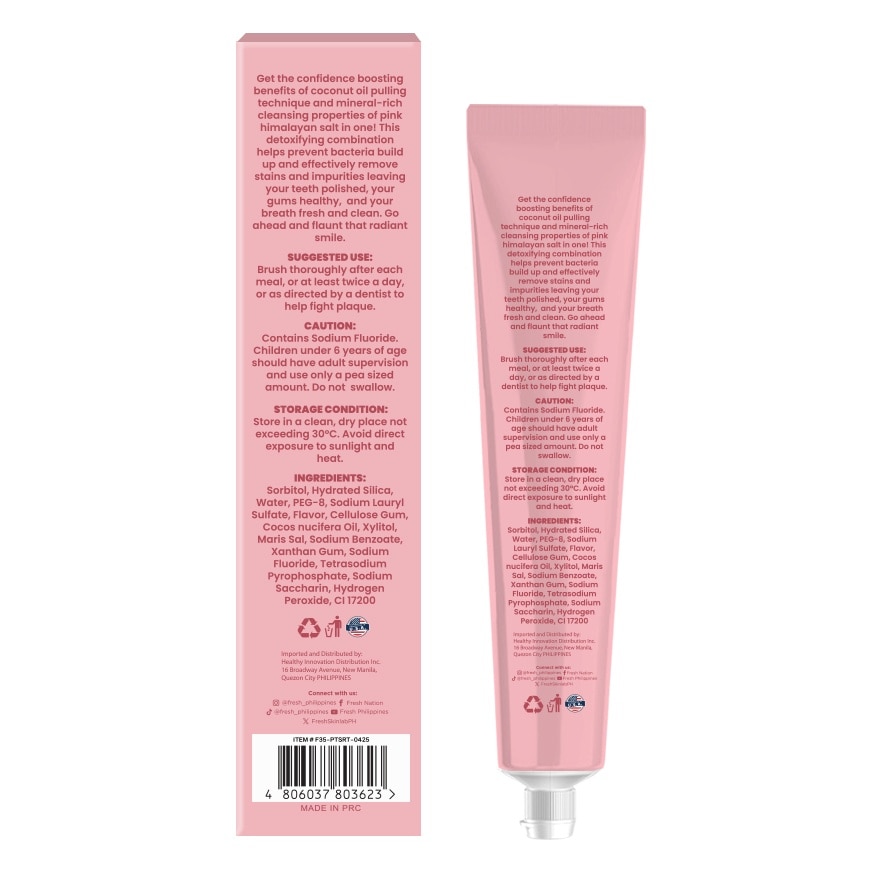 FRESH Smilelab Triple Sensitive Relief Pink Himalayan Toothpaste 35g
