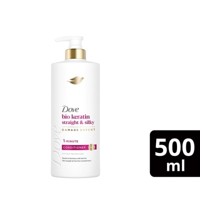 DOVE DOVE Bio Keratin Straight & Silky Conditioner 500ml