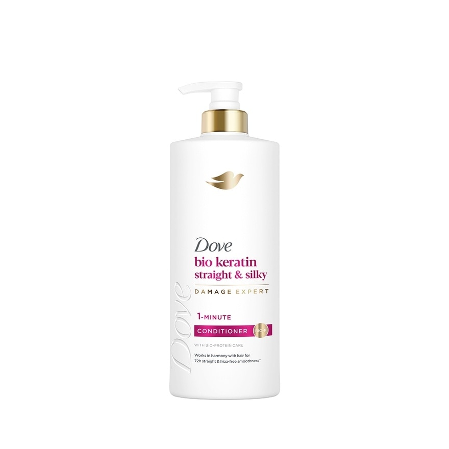 DOVE Bio Keratin Straight & Silky Conditioner 500ml