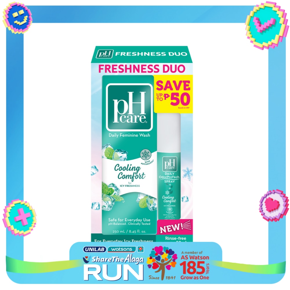 PH CARE Feminine Wash Cooling Comfort Freshness Duo Gift Set