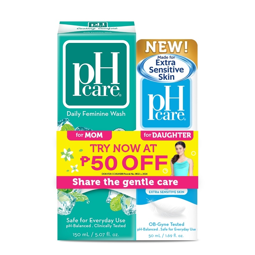 PH CARE Feminine Wash for Mom & Daughter Gift Set