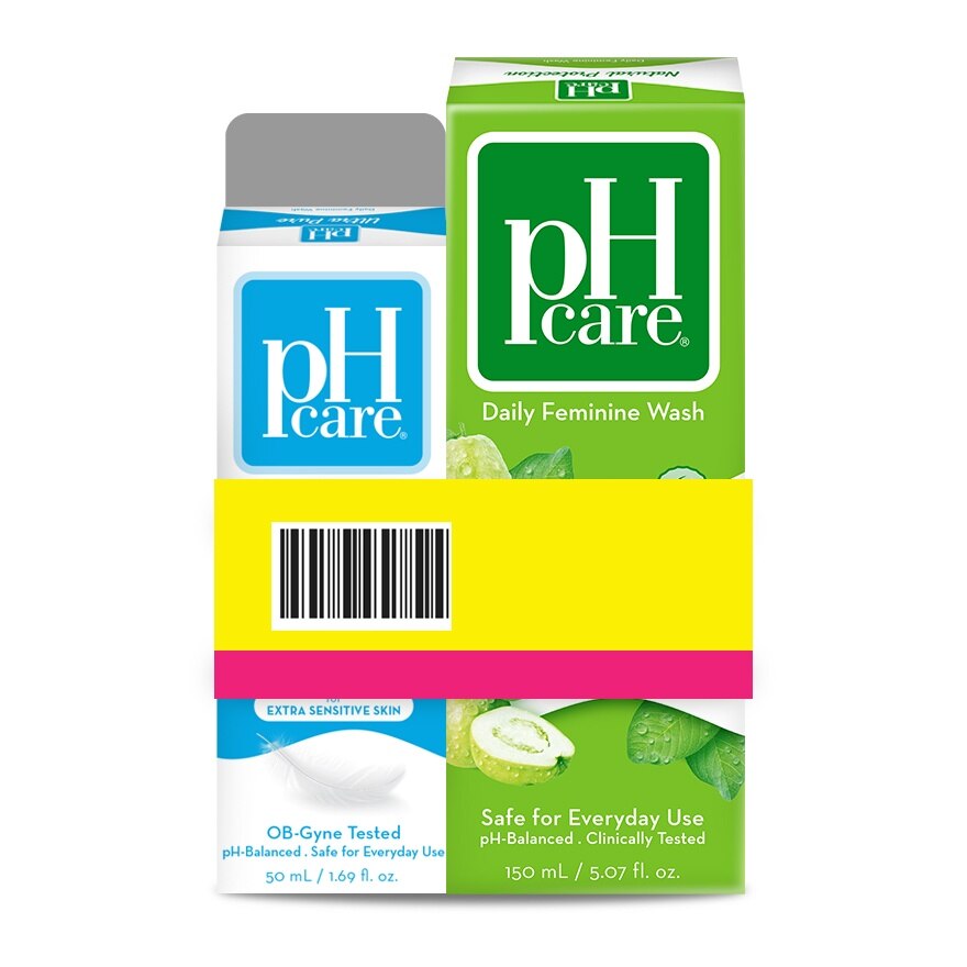 PH CARE Feminine Wash Natural Protection for Mom & Daughter Gift Set