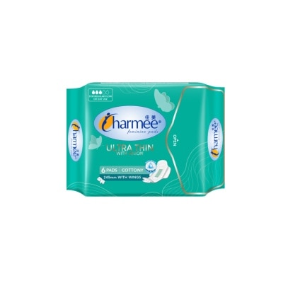 CHARMEE CHARMEE Ultra Thin Anion Napkin with Wings for Regular Flow
