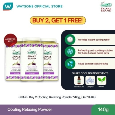 SNAKE BRAND - SNAKE Cooling Powder Relaxing Bundle 140g image