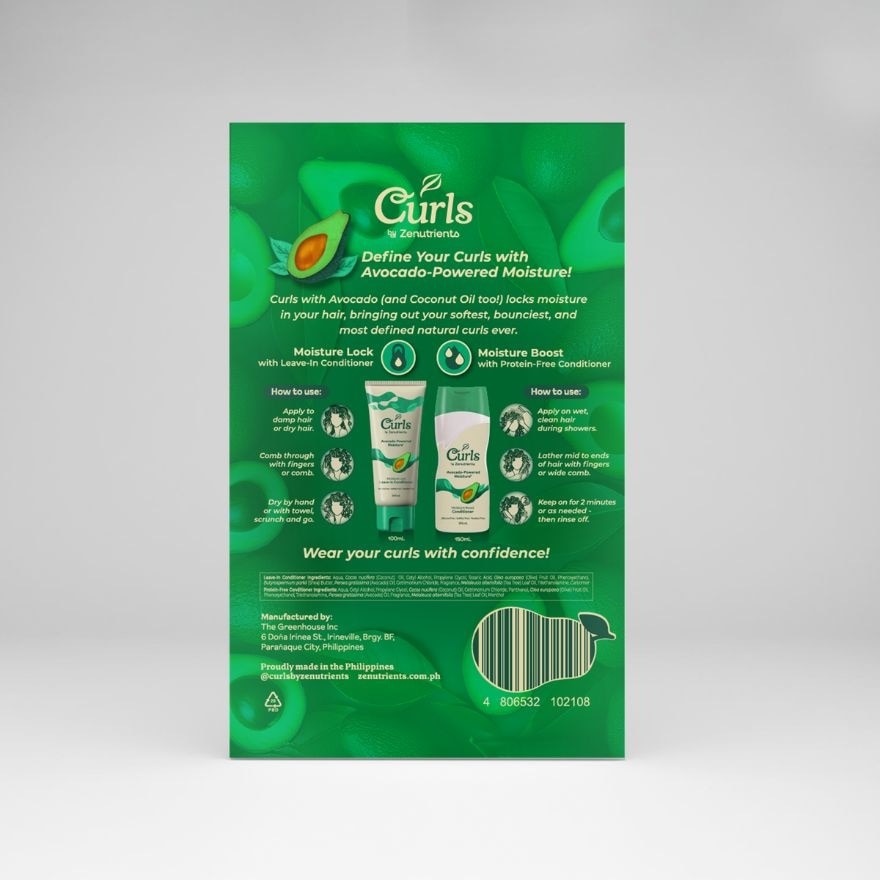 CURLS Avocado Moisture Travel Gift Set