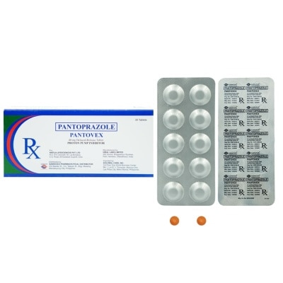 PANTOVEX PANTOVEX 40mg Delayed Release Tablet Sold Per Piece [PRESCRIPTION REQUIRED]