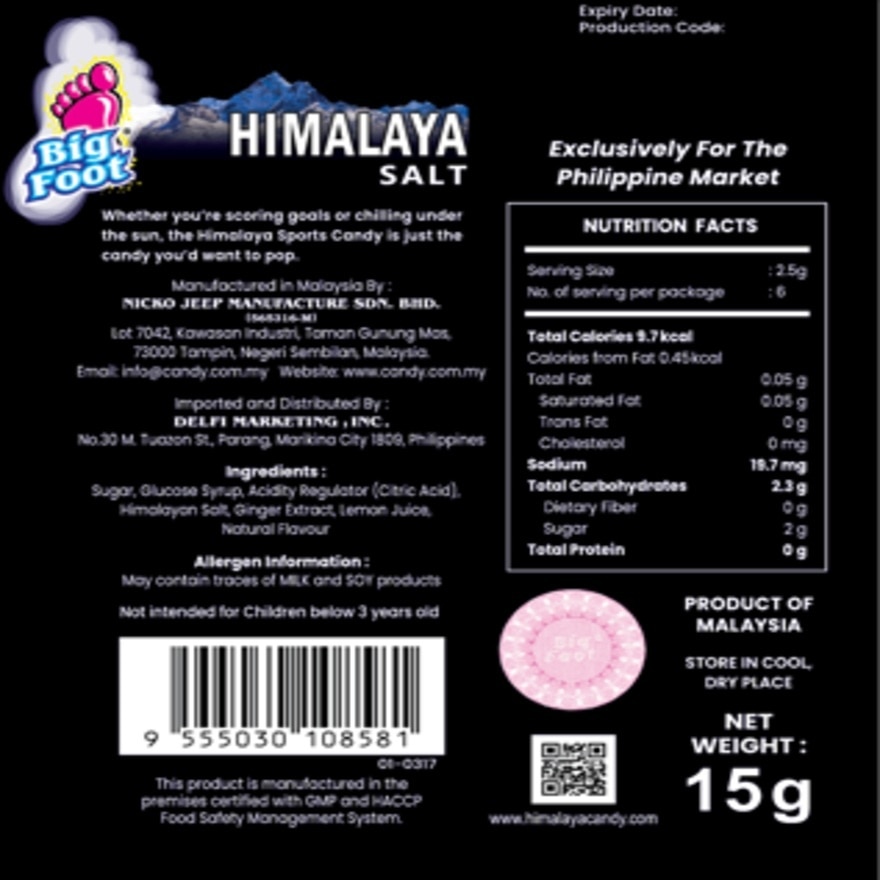 HIMALAYA Salt Ginger Lemon Candy