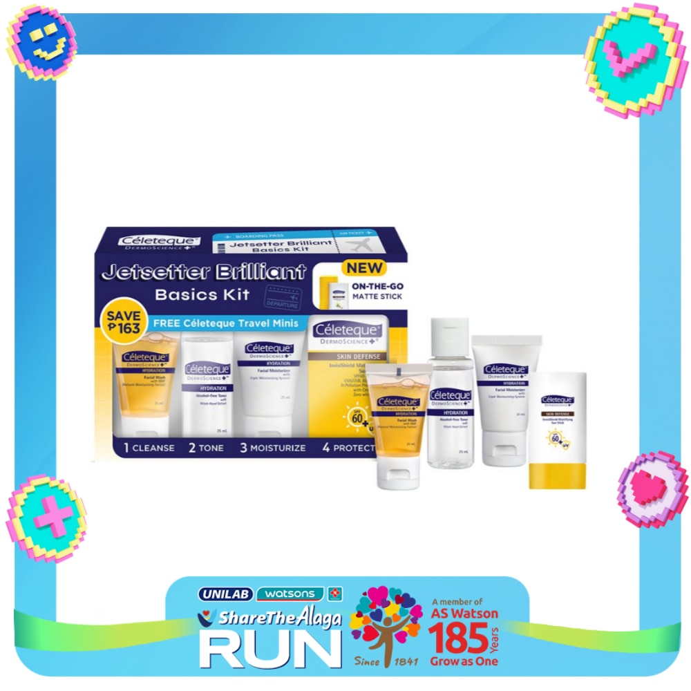 CELETEQUE Jetsetter Brillant Basics Kit Gift Set