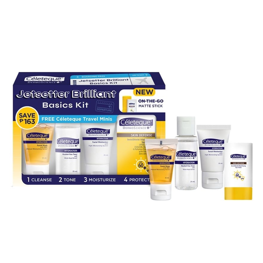 CELETEQUE Jetsetter Brillant Basics Kit Gift Set