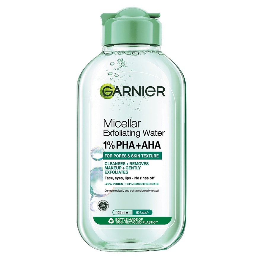GARNIER Micellar Water Exfoliating 125ml