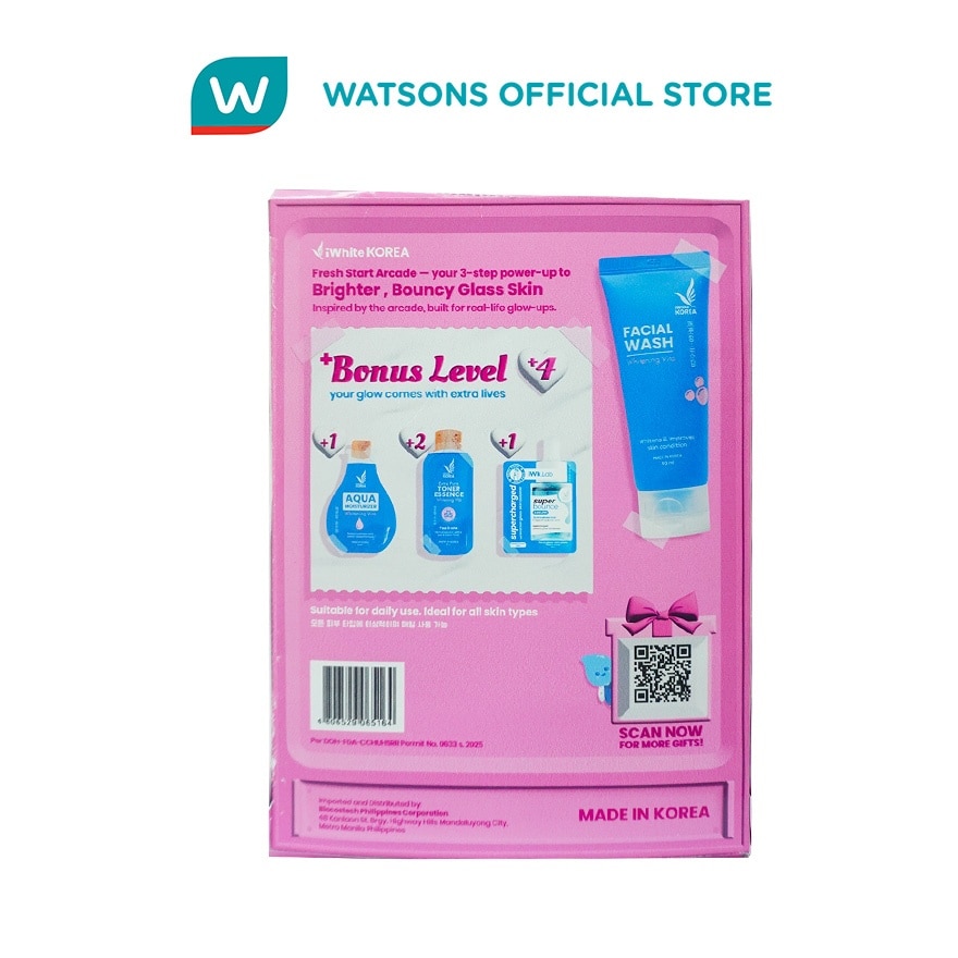 IWHITE KOREA BLUE FACIAL WASH HOLIDAY GIFT SET 2025 SAVE P200