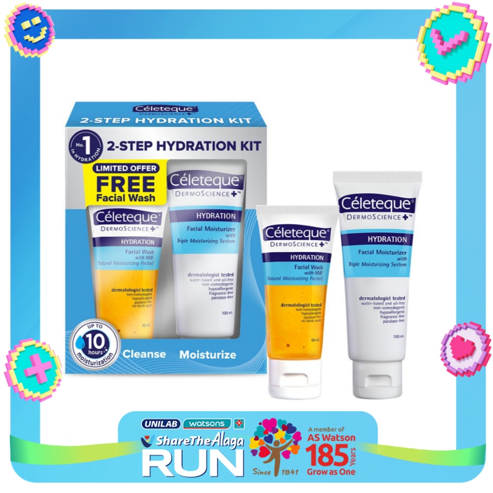 CELETEQUE Hydration Cleanse & Moisturize Kit Gift Set