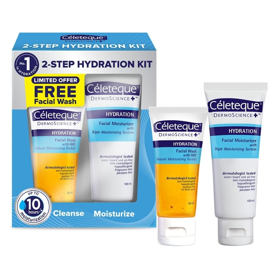 CELETEQUE Hydration Cleanse & Moisturize Kit Gift Set