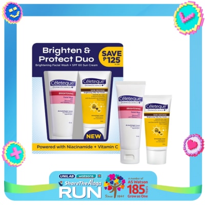 CELETEQUE CELETEQUE Brighten & Sun Cream Kit Gift Set