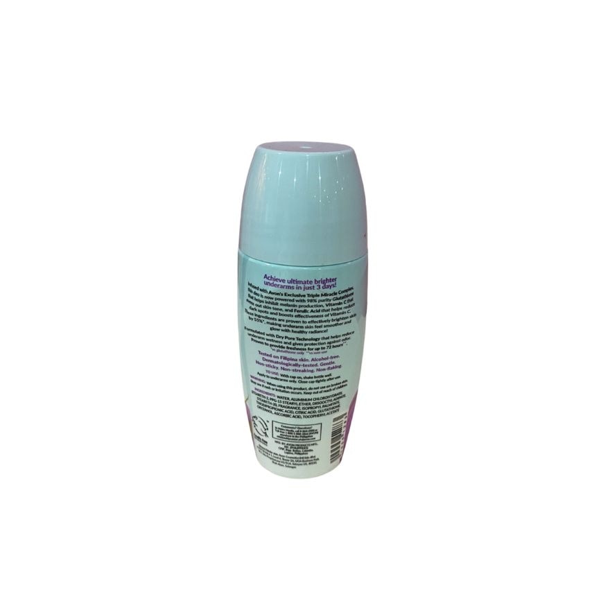 AVON Feelin Fresh Ultra Glutathione Brightening Anti-Perspirant Roll-On Deodorant 40ml