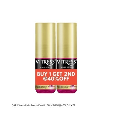 VITRESS VITRESS Keratin Serum 30ml Buy 1 Get 2nd 40% OFF Gift Set