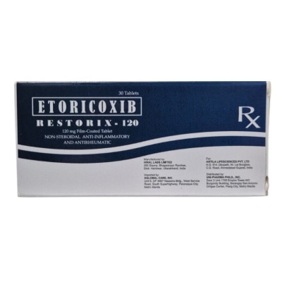 RESTORIX - RESTORIX 120mg Film Coated Tablet Sold Per Piece [PRESCRIPTION REQUIRED] image